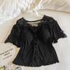 Women's Summer Modal Pajama Set with Chest Pad - Short Sleeve, Lightweight, for Spring and Autumn