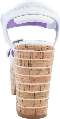 Yosuke Women's White Combination Sandals, Sizes 23.0cm-23.5cm, 4450044