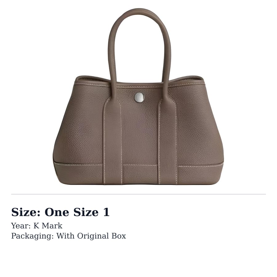 HERMES Neo Garden Togo Calfskin Handbag