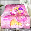 Colorful Cartoon Dandy Blanket Flannel Throw for Sofa, Indoor, Camping, Living Room, Office, Chair, And Bed Soft Birthday Gift