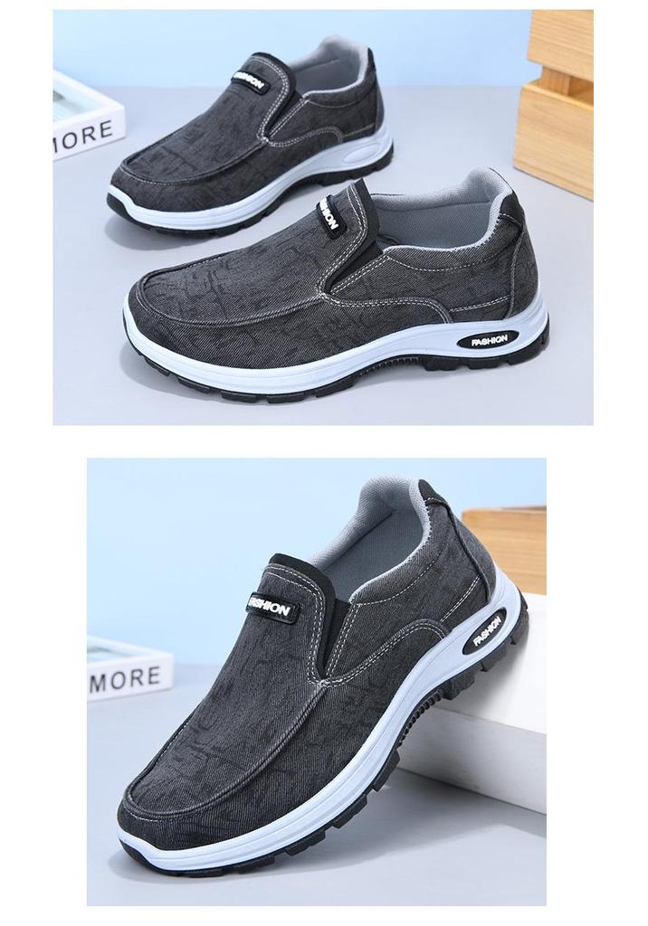 Men's Spring-Autumn Lightweight Non-Slip Soft Sole Dad Shoes - Comfortable Casual Walking Sneakers