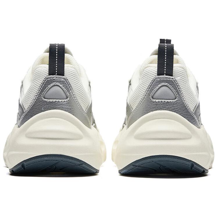 Anta Comfortable Trendy Slip-Resistant Durable Lightweight Low-Top Casual Shoes Men sneakers Silver 912448810-1