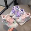 Children's sports shoes 2025 autumn new boys casual shoes high top girls board shoes trend soft sole baby shoes