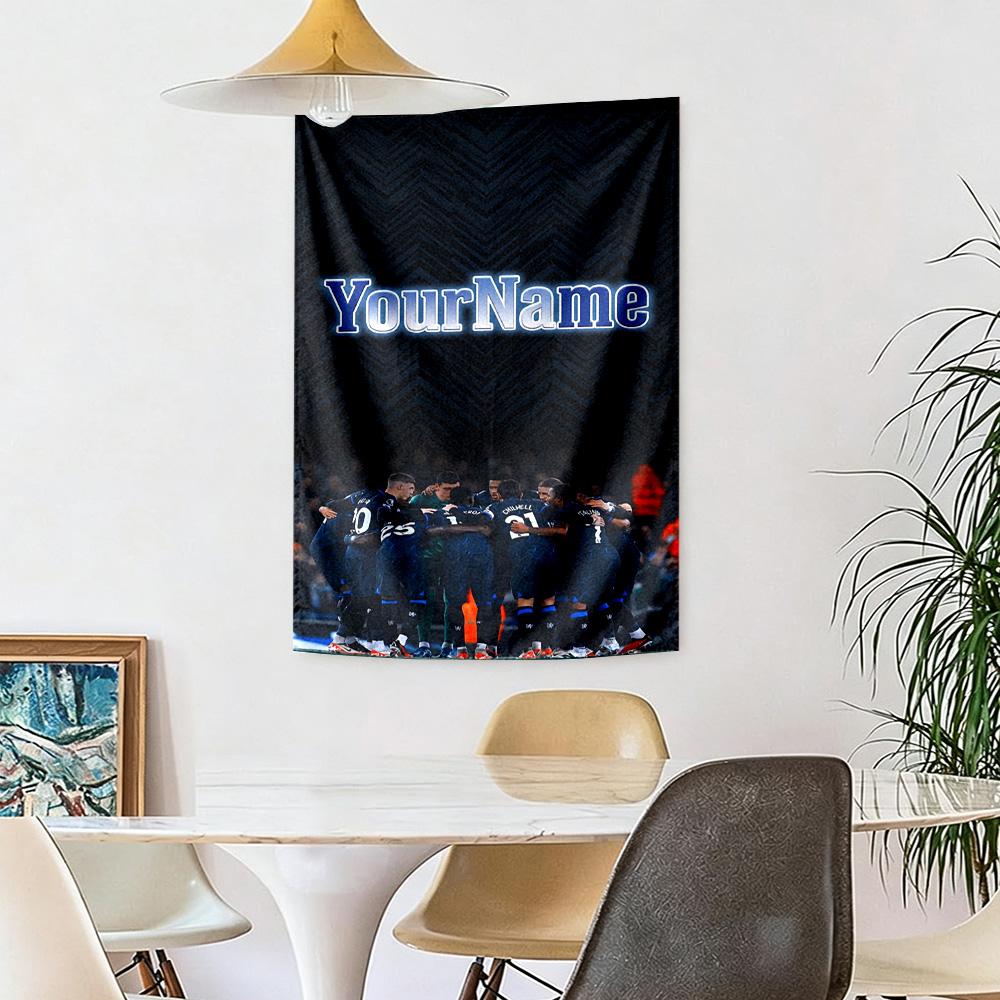 Chelsea Custom Your Name Wall Decor Tapestry Art For Pet Memorial Birthdaywedding Party Backdrop Family Gift