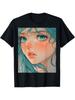 Anime Girl Vaporwave Egirl Aesthetic Japanese Otaku T-Shirt