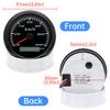 85mm Analog Pulse Speedometer Gauge with Holzer Sensor 7 Color Light Speed Meter Pulse Signal for Car Boat Marine 12V 24V