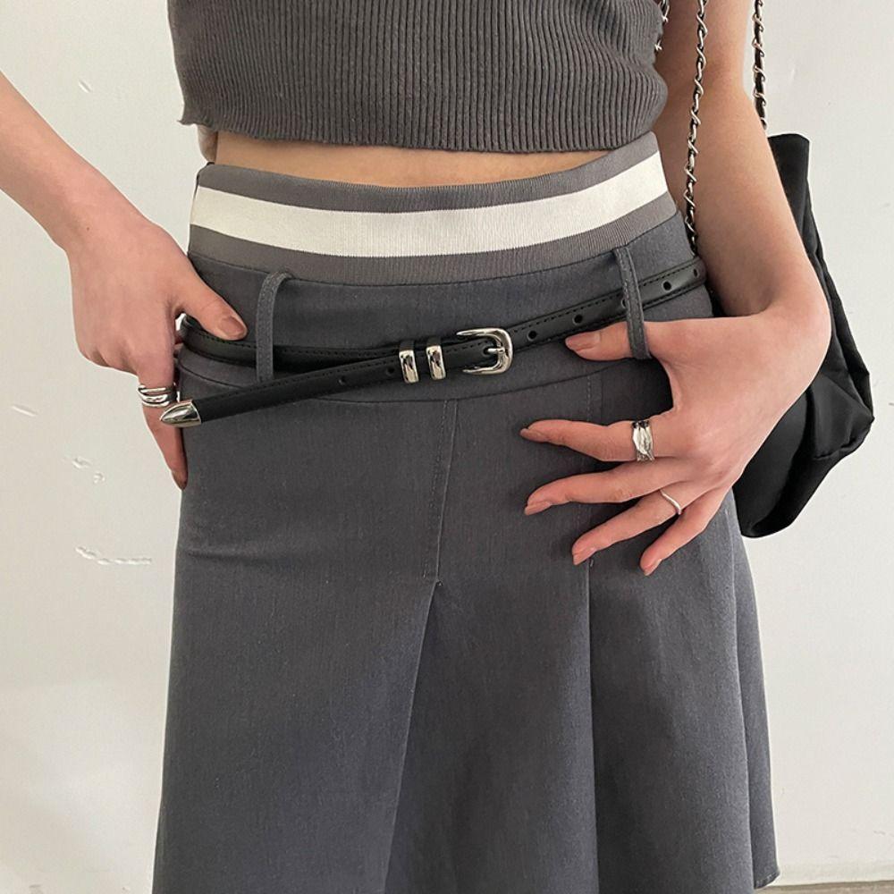 Harajuku Y2k Waist Belt Korean Style Jeans Waist Band All-match Women's Belt  Trouser Decoration