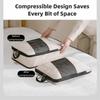 6-Piece Set Compression Feature Travel Organizer Cubes Space-Saving Organizer  Suitcase Packing