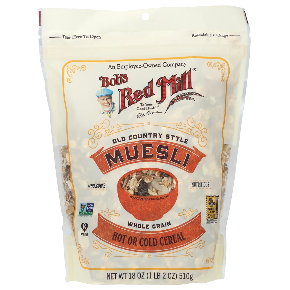 Bobs Red Mill Old Country Style Muesli Whole Grain 510g (18oz)