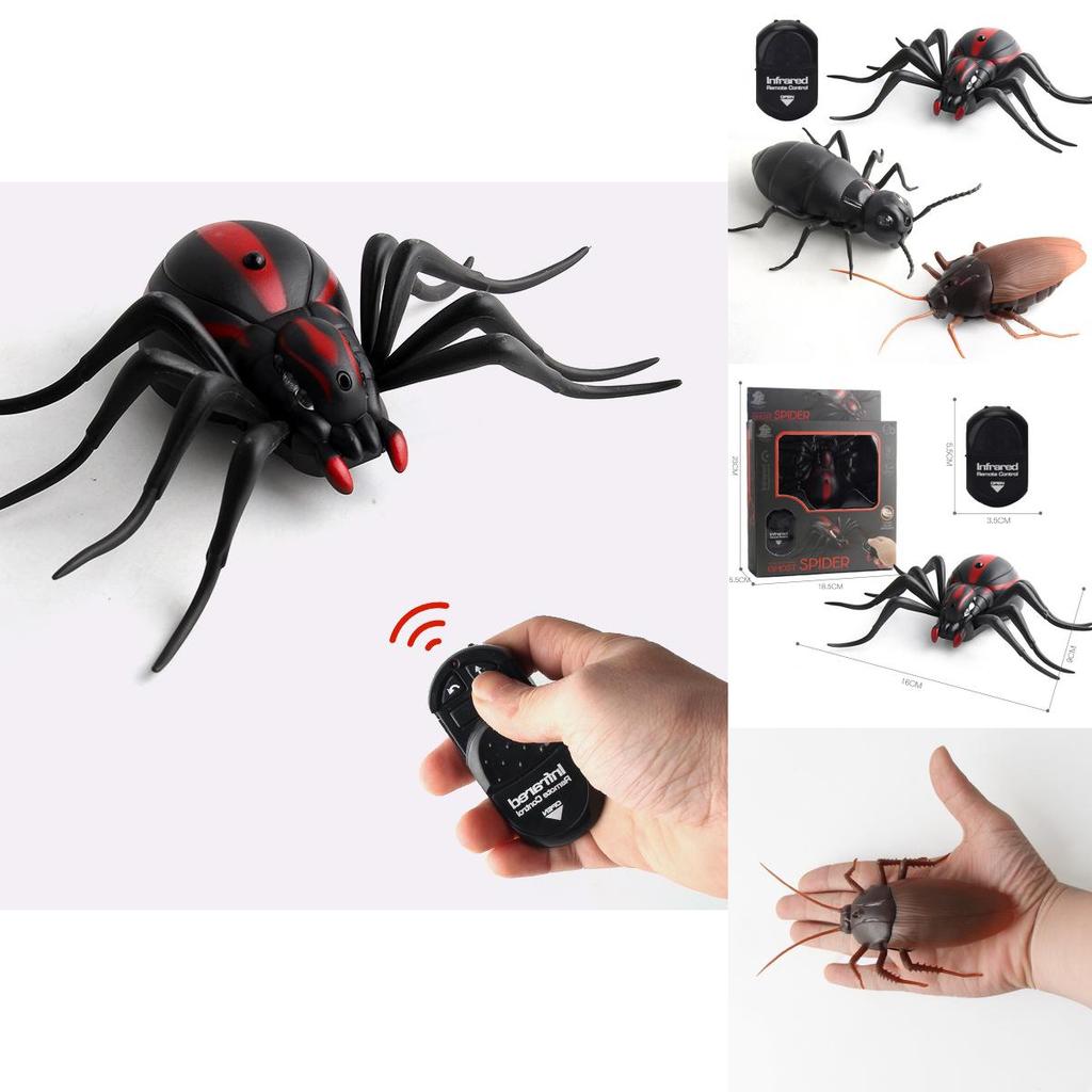 Creepy Crawling Insect Remote Control Toy With Infrared For Scare Gift And Party Fun