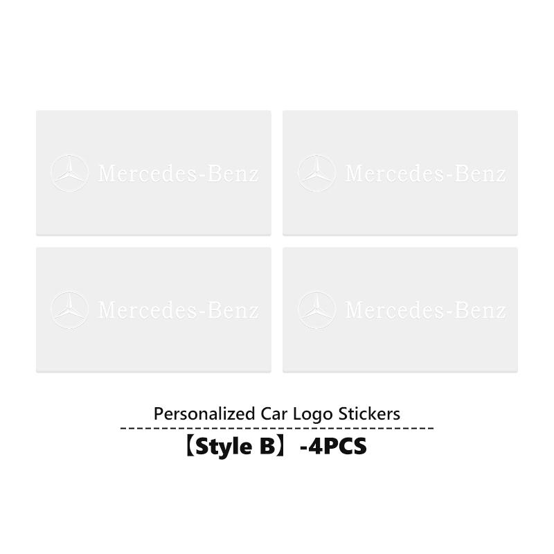AABGW1 For Benz Car Logo Emblem Rear Trunk Stickers Badge Accessories AMG CLA CLS C180 C200 W204 W205 Exclusive A C E R V Class