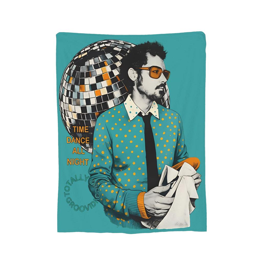 Kiss Hs Disco Kiss All The Time Fleece Blanket Harrys Music Styles Funny Throw Blanket Sofa Bedding Lounge 150*125Cm Bedspread