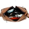 Dames Crossbody Portemonnee Kunstleer Crossbody Tas Eenvoudige Schoudertas met Meerdere Vakken Handtas voor Pendelen Winkelen Dates