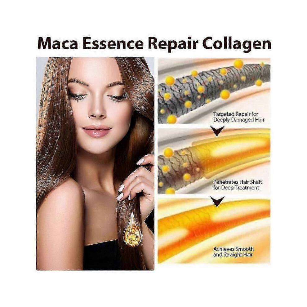 1-3X Collagen Hair Repair Essential Oil, Collagen Hair Treatment Deep Repair, pour les cheveux
