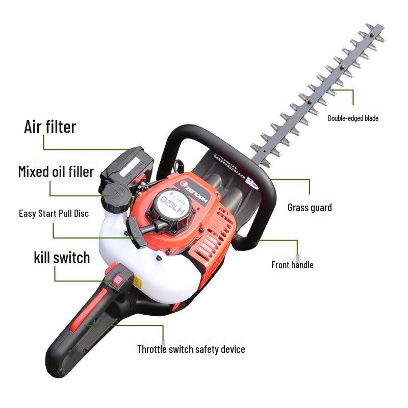 High-Power Two-Stroke Hedge & Tea Trimmer CN plug (adapter included)
