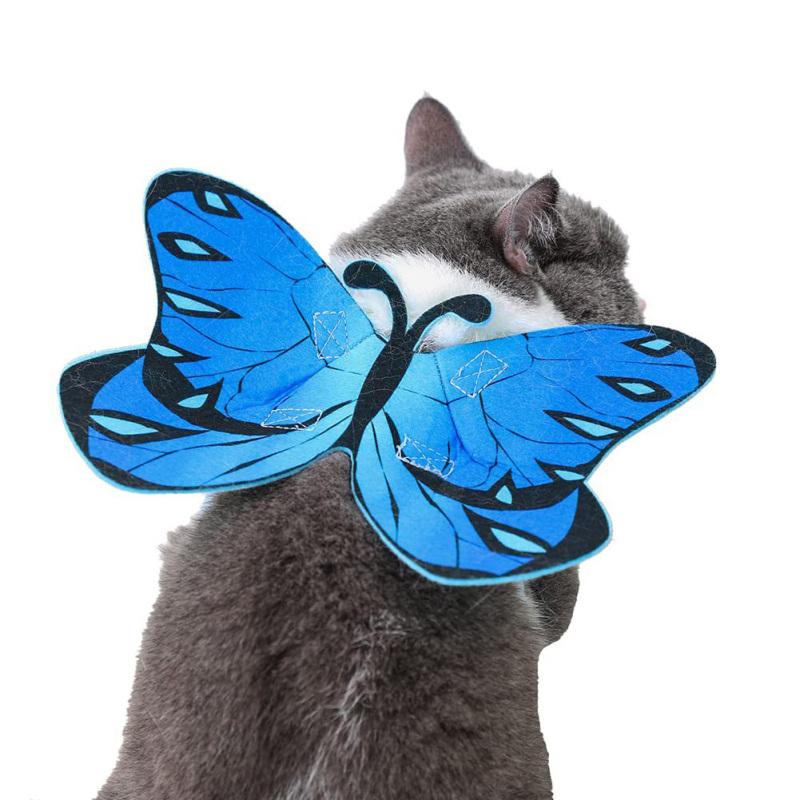 Cat Butterfly Wings Lightweight Adjustable Felt Cloth Multicolor Dress-up Costumes For Halloween