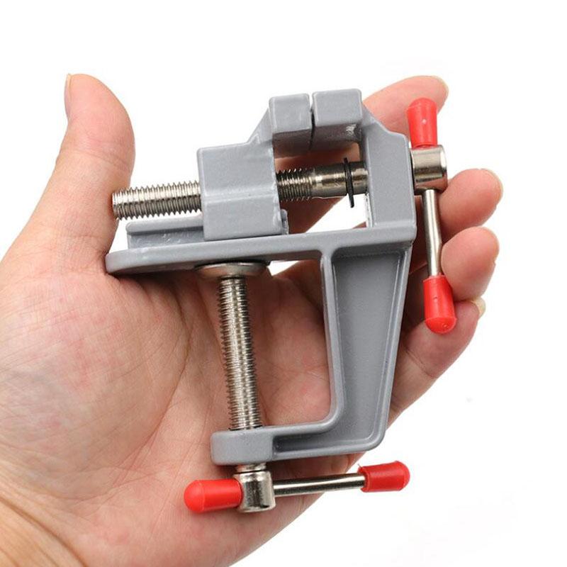 Mini Aluminium Bench Vise DIY Tools Mini Bench Vise Bench Vise Table Vise Small Bench Vise Fixed Tool Small Flat Nose Plier
