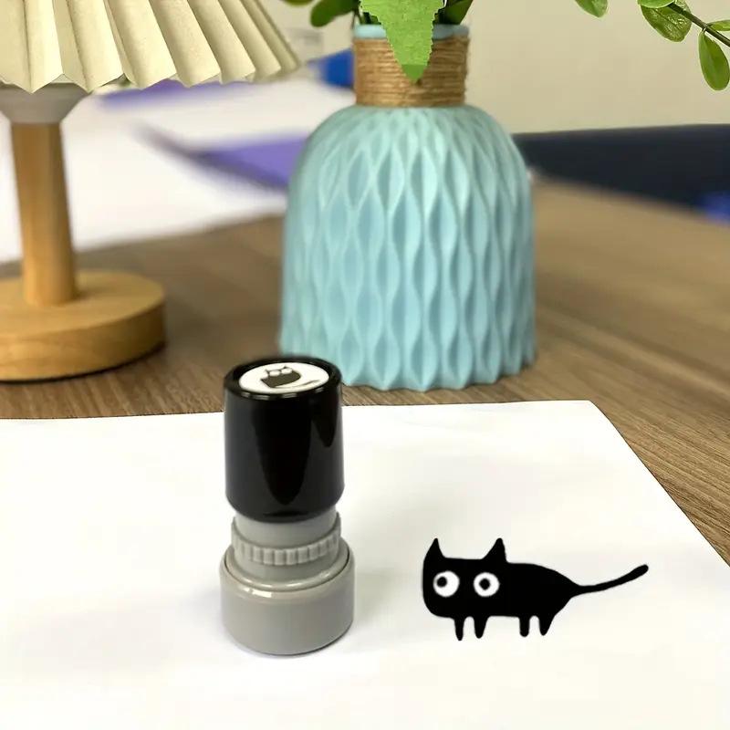 Black Cat Crooked Neck Photosensitive Stamp - Cute Hot Item 