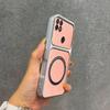 Upgraded Big Lens Protection Case for OPPO A15s,A15 Luxury Leather Casing with Magnetic Ring