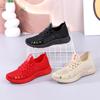 2023 New Summer Mom Mesh Shoes Fly Woven Sneakers Casual Running Shoes for Women