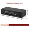 4 in 2 Out Amplifiers Switcher Selector Speaker Splitters Switcher Box Selector 4 in 2 Out Switcher Banana Adapters