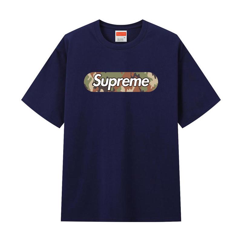 ZL14 Supreme 2025 Sommer-T-Shirt aus reiner Baumwolle mit Rundhalsausschnitt und Aufdruck, hochwertiges Paar-T-Shirt