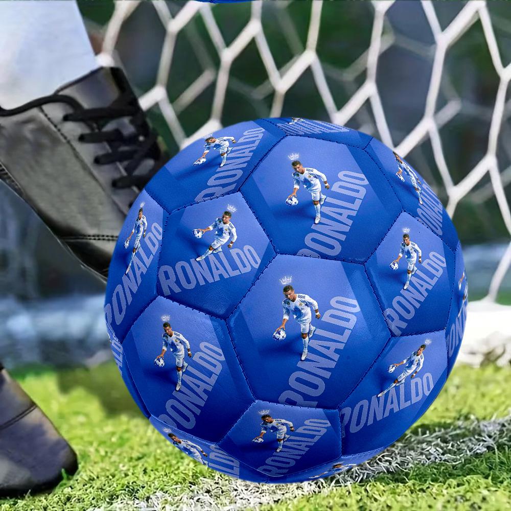 Cristiano Ronaldo23 Taglia 5 Calcio Pallone da Calcio Cucito a Macchina Universale per Interni/Esterni Ideale per Appassionati di Calcio