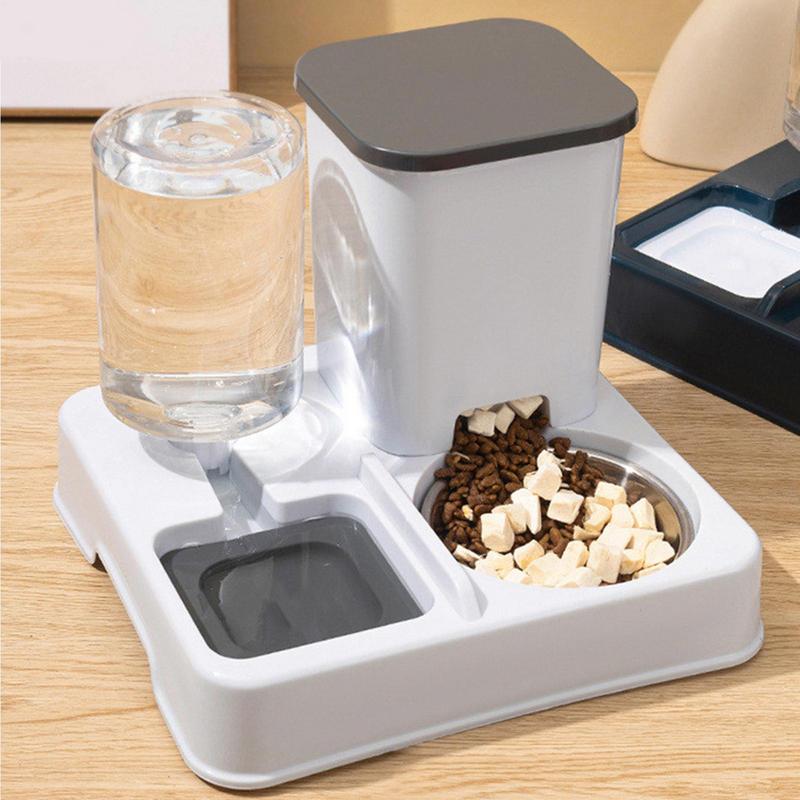 2 In 1 Automatic Pet Feeder Cat Feeder And Water Dispenser Pet Food And GravityAnd Waterer