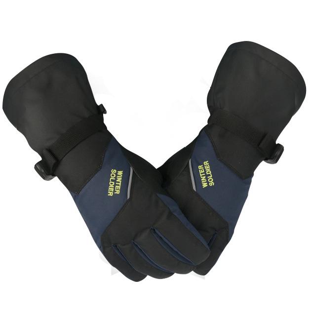 Windproof, Waterproof Heated Cycling Gloves - Fleece-Lined for Winter Cold Protection, Unisex