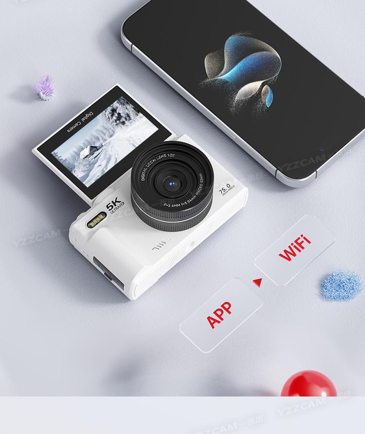 High-Definition Retro CCD Mirrorless Camera for Students and Parties - Perfect Entry-Level Camera for Girls