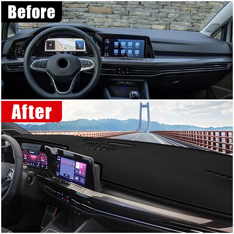 For Volkswagen VW Golf 8 MK8     2024 2025 Car Dashboard Cover Dash Mat Sun Shade Non-slip Pad Accessories