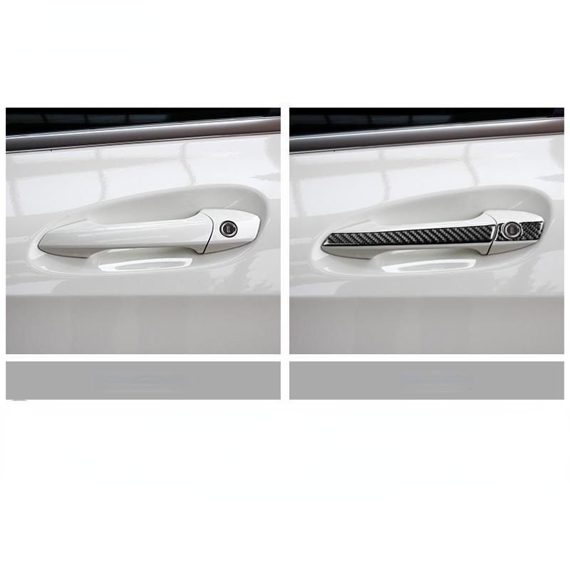 Airspeed for Mercedes Benz A Class 2013-2018 CLA 2013-18 GLA 15-16 LHD Carbon Fiber Exterior Door Handle Cover Trim Car