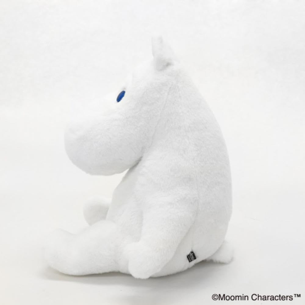 Sekiguchi Moomin Marshmallow Plush Toy, Moomin, Medium