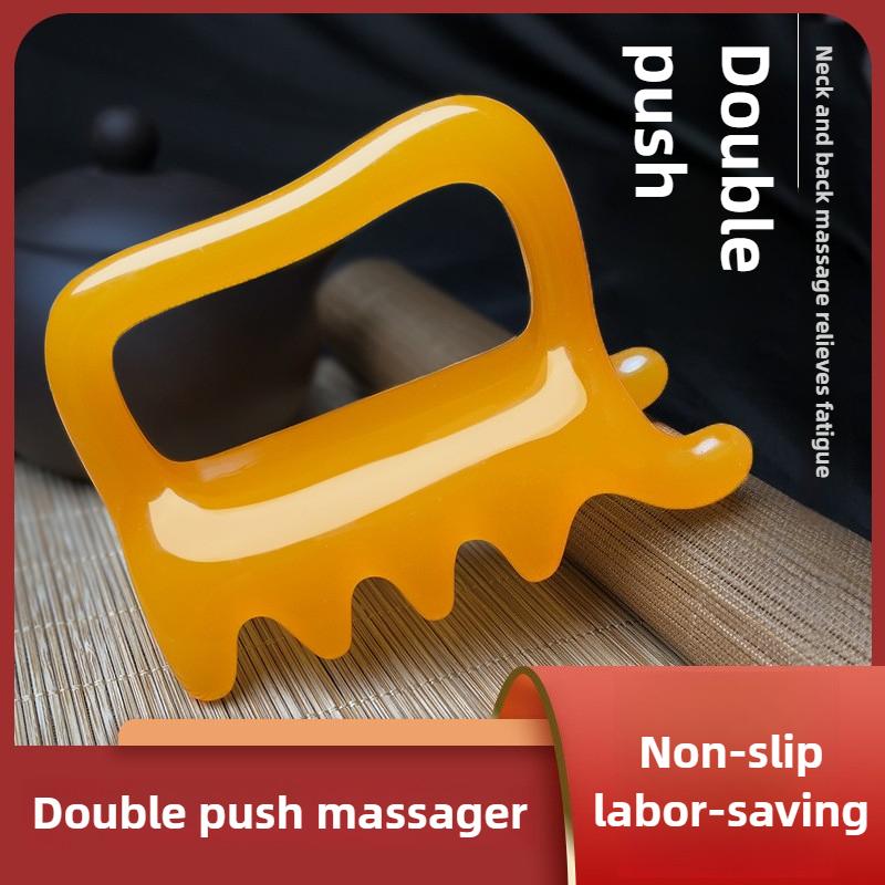 Handheld Face and Body Massager, Neck Shoulder Back Resin Massager, Guasha Tool, Relief Relax Body Massager - Mother's Day Gift