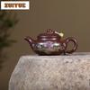 270ml Handmade Yixing Purple Clay Teapots Handmade Antique Pot Raw Ore Purple Zhu Mud Kettle Zisha Tea Set For Tea Ornaments Cha