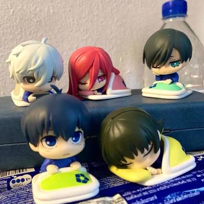 Anime Blue Lock Gashapon Figurer Nagi Seishiro Isagi Yoichi Actionfigur Halloween Dekoration Chigiri Hyoma Pvc Modell Julklapp