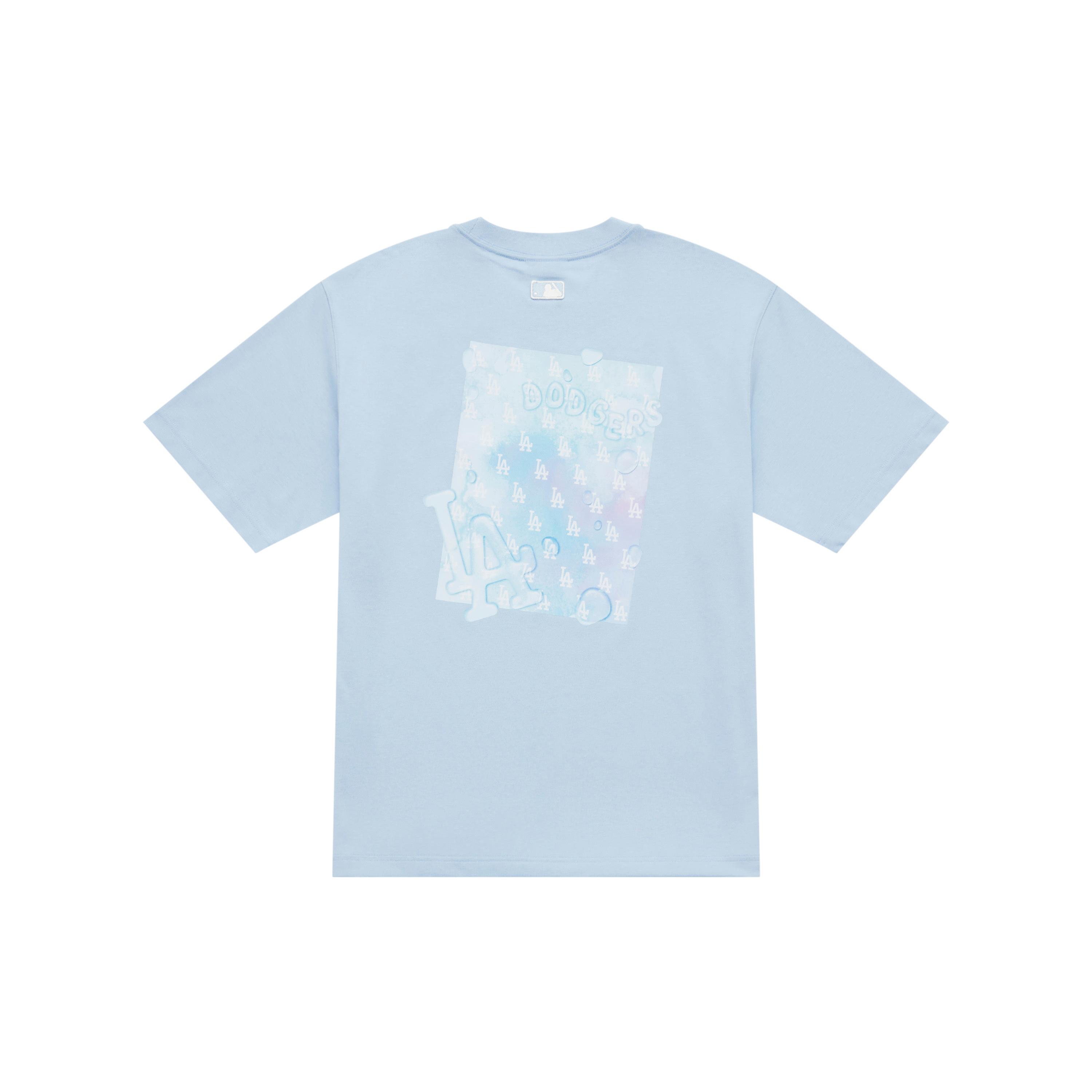 

New MLB Los Angeles Dodgers SS25 T Shirt Unisex Light Sky Blue 3ATSX0153-07SBL L