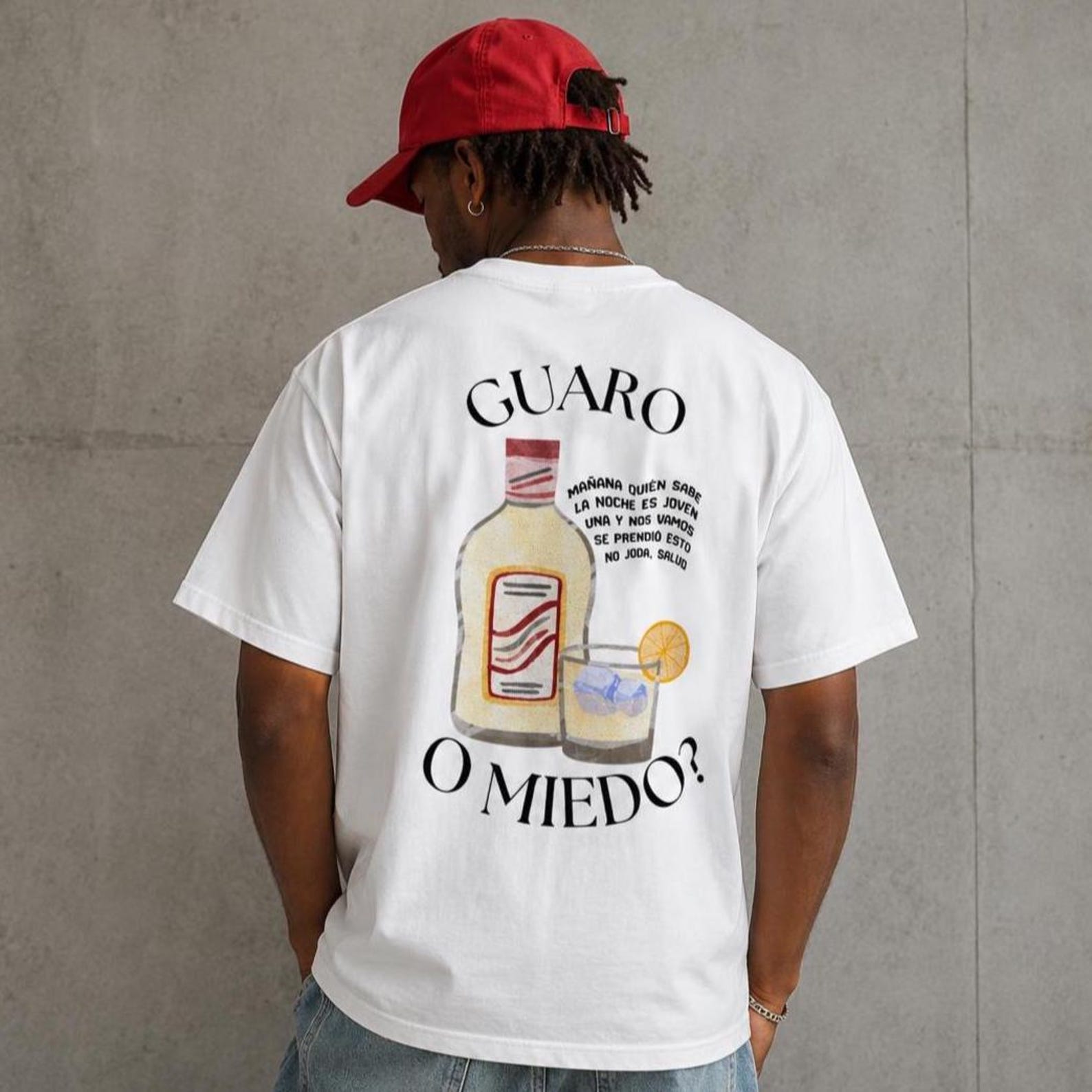 Guaro O Miedo Tee | Colombia World Cup 2026 Cotton Shirt | Latino Party Gift | Soccer Fan Streetwear M