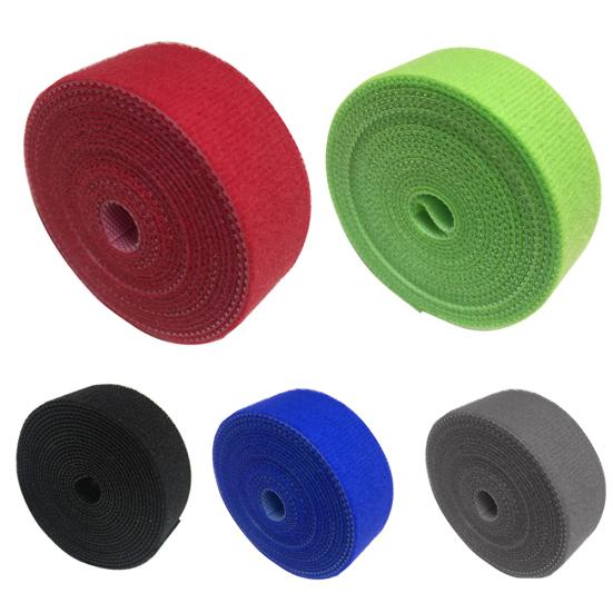 2/3/4m Home Reusable Cable Winder Organizer Magic Tape Roll Binding Strap Ties