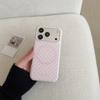 Custodia per Telefono Magnetica Circolare a Pois Rosa alla Moda per iPhone 17 Pro Max 16 15 14 13 Cover Posteriore Antiurto IMD per Magsafe