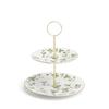 Wedgwood Wild Strawberry Cake Wedding Product Number 1068909 [Officially Imported] 2-Tier Stand, 23.5cm Tall, Gift,
