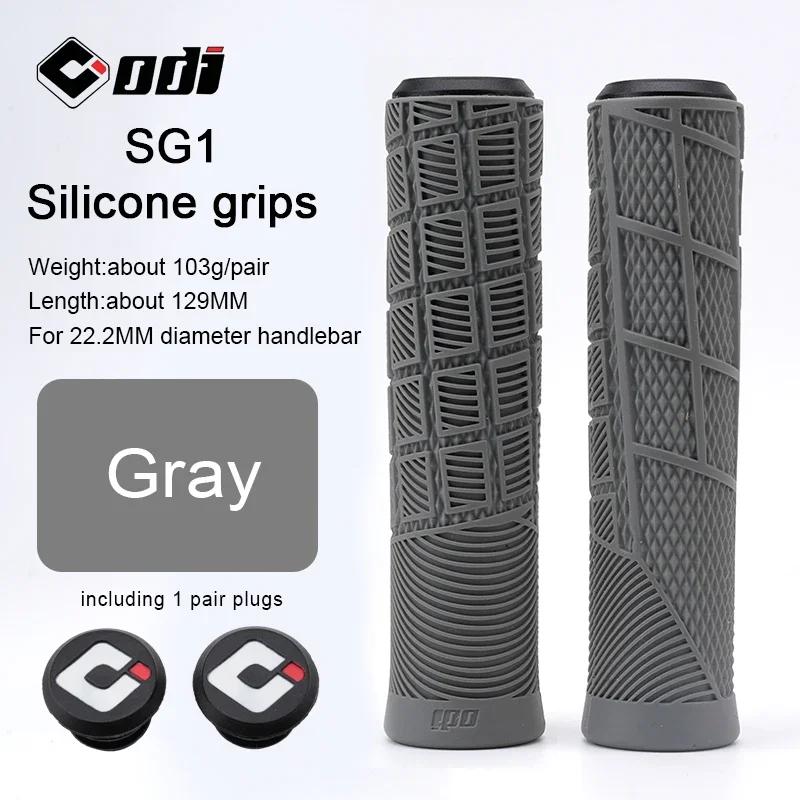 Odi Silicone Bicycle Grips Mtb Bike Handlebar Cover Anti-Slip Mountain Bike Folding Balance Bmx Dh Handle Grips Cycling Parts Professional Grade