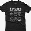 Funny Motorcycle T-Shirt: Things I Do In My Spare Time