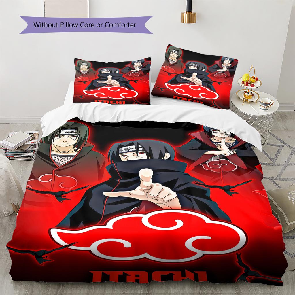 Naruto Logo Comfortable Duvet Cover Soft, Kids Bedding Gift Set,Various Sizes-HE80