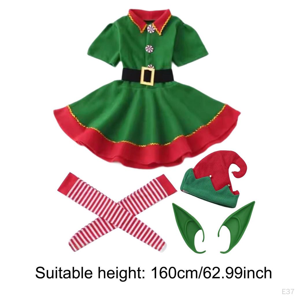 Christmas Costume Elf Dress Up Cosplay for Masquerade Party Halloween