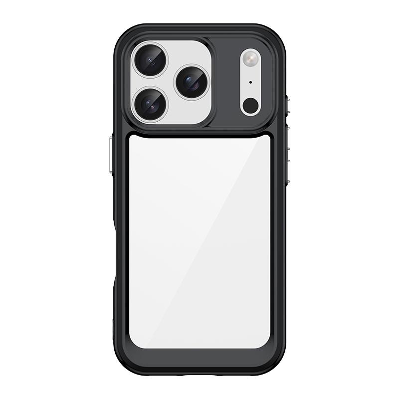 For iPhone 17 Pro Case For Apple iPhone 17 Air iPhone 17 Pro Max Cover TPU Clear PC + Silicone Shockproof Protective Phone Cover