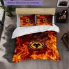 Wolverhampton Wanderers Football Set Biancheria da Letto 3 Pezzi Morbido Set Copripiumino con Federe Set Decorazione Camera da Letto per la Casa