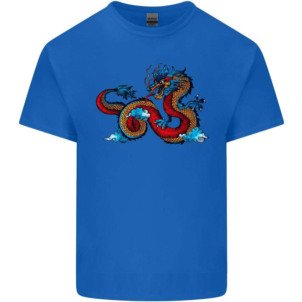 Oriental Style Dragon Unisexs Light Cotton TShirt