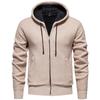 2026 Autumn Winter New Sweater Men's Jacket European American Fashion Casual Knitted Cardigan Hood