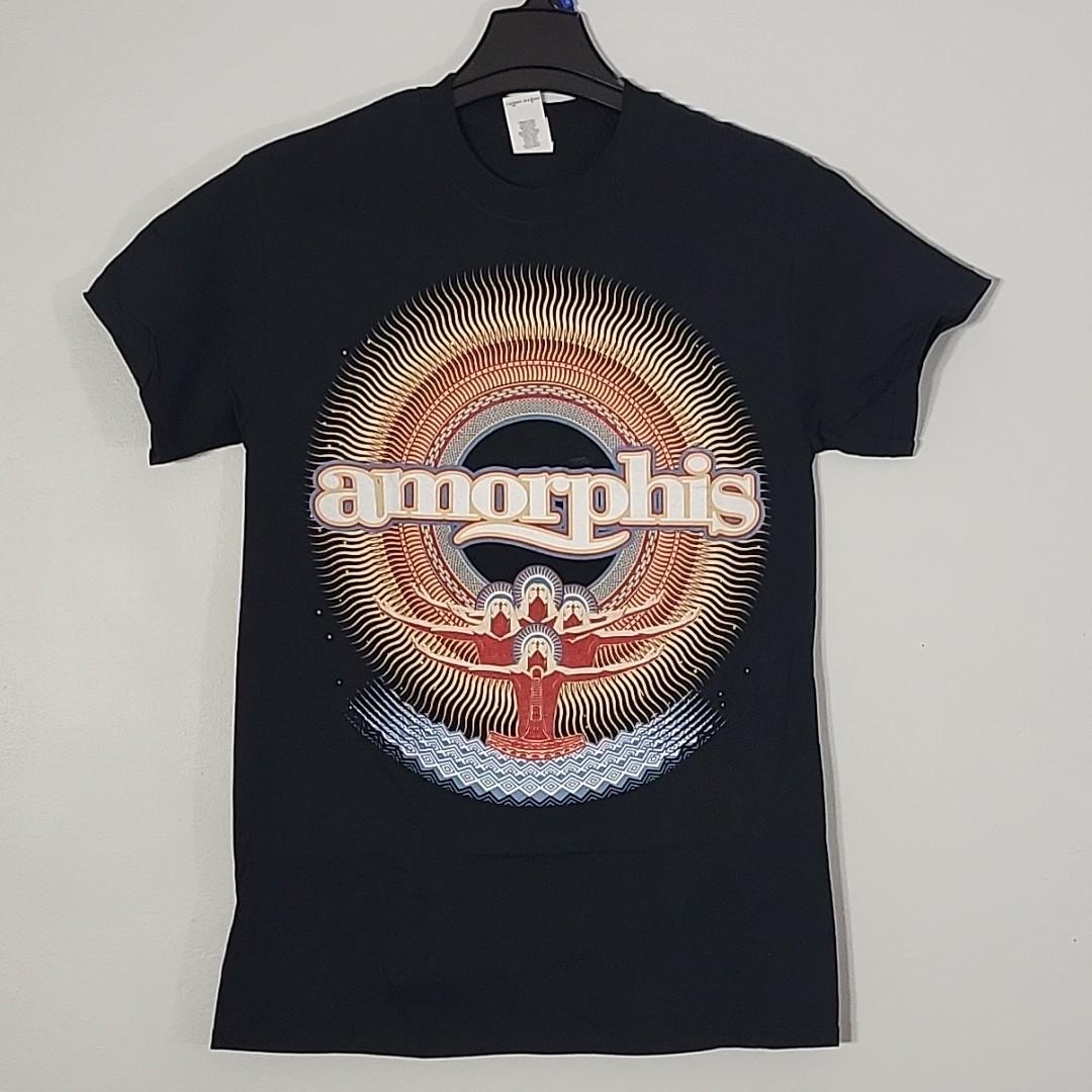 AMORPHIS Sun North American Tour 2019 S SMALL Official T-Shirt Black Band Logo Unisex T-Shirt XXXXL